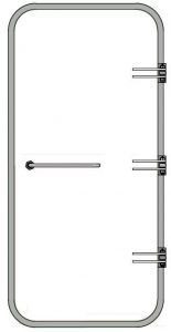 Puerta Weathertigh Acero