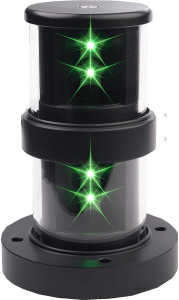 Luz de estribor doble 112,5° verde