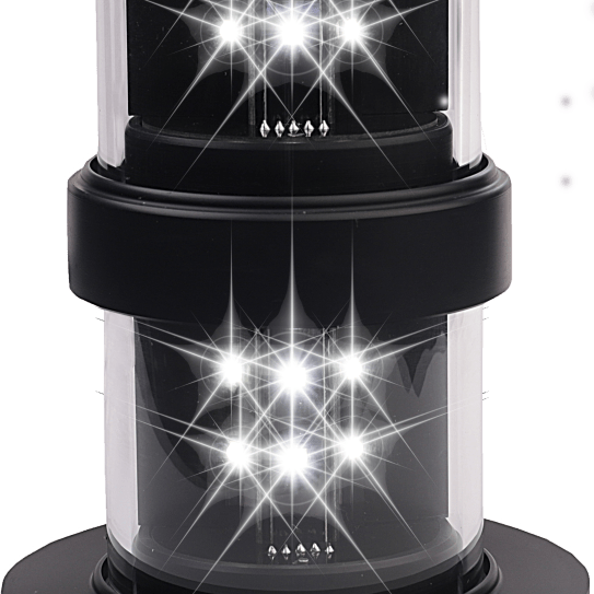 Luz de tope doble 225° blanca