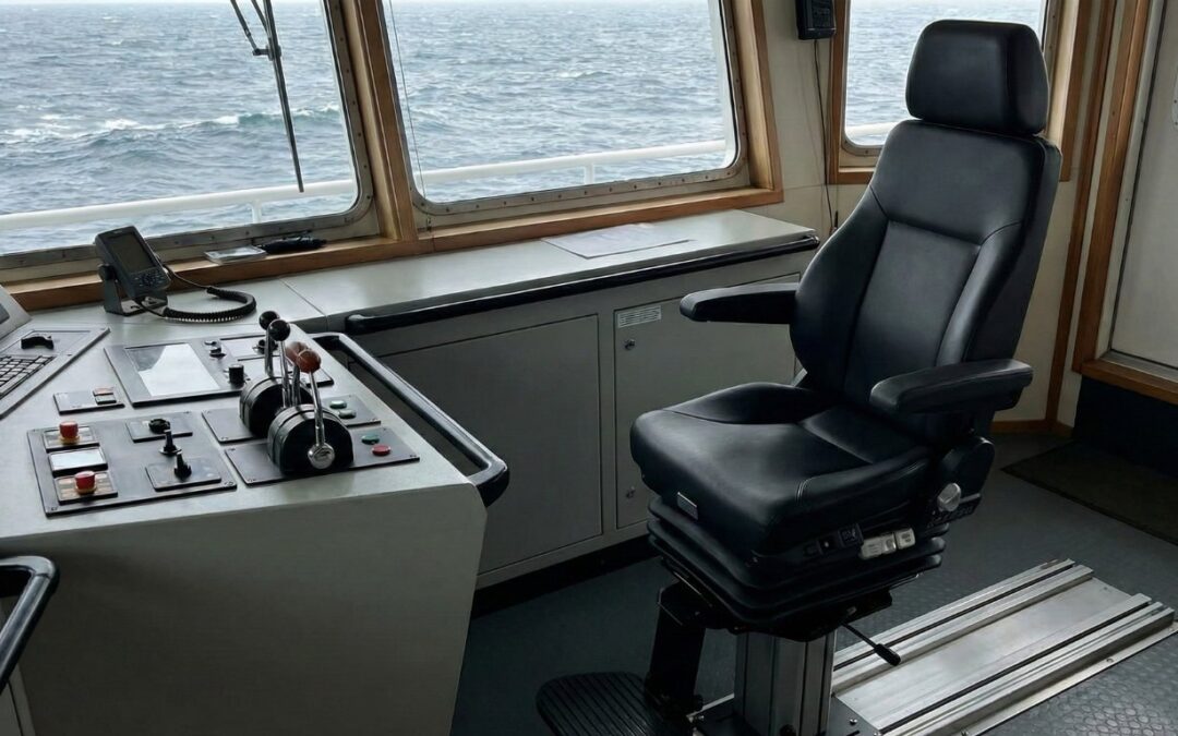 Ergonomía y seguridad en el puente: Guía técnica para la elección de asientos marinos