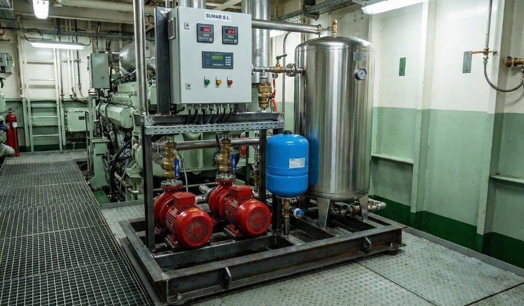 Unidades de Agua Dulce: Ingeniería Modular para Distribución de Presión y ACS en Buques